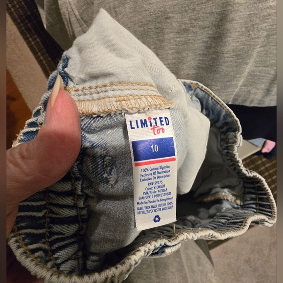 Limited Too Light Kids Bomber Jacket And Jeans Set, Size 10 - Picture 15 of 15